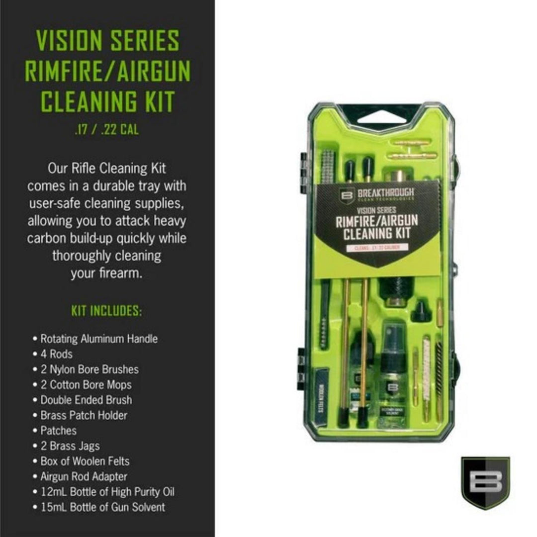 Breakthrough Clean Vision Series Airgun / Rimfire Kit .17 / .22 Cal
