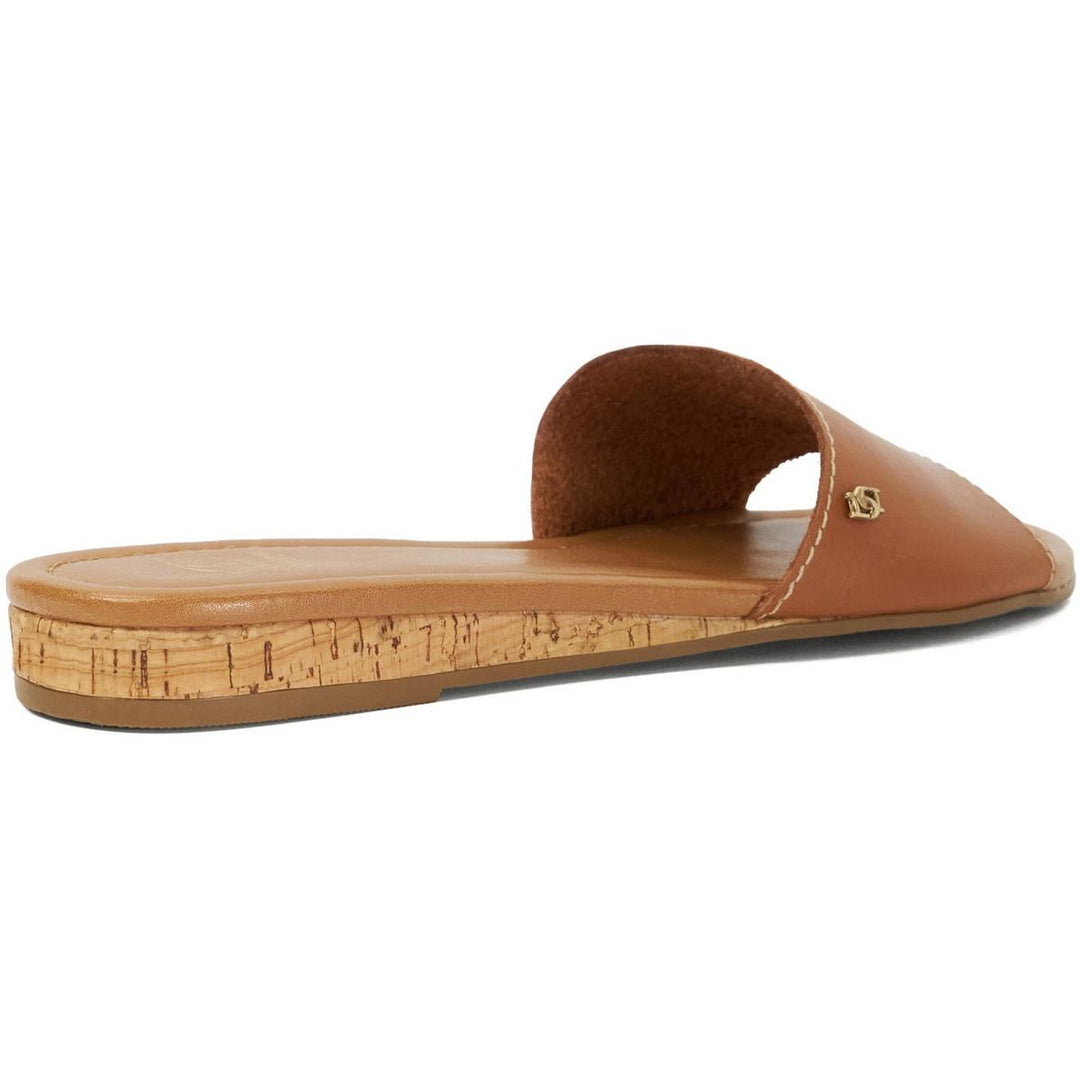 Dune Lino Sandal Tan