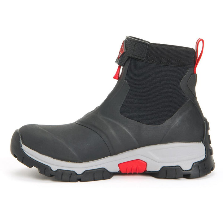 Muck Boots Apex Mid Zip Wellingtons Grey/Red