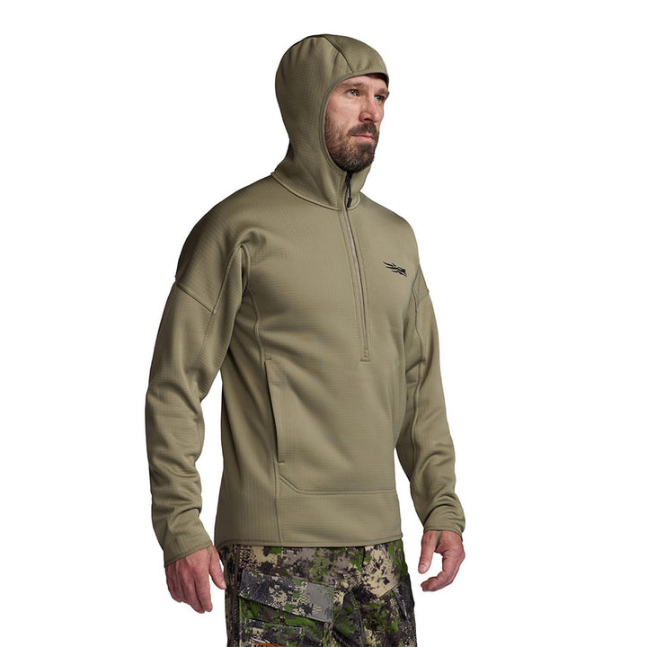 Solace Hoodie - Dark Green Sage – view 6