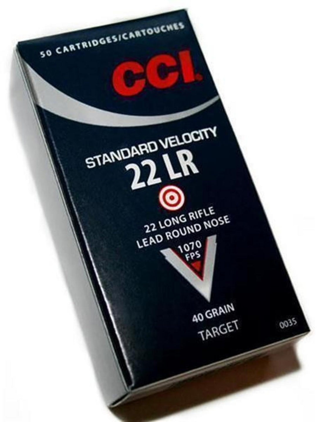 CCI .22 Rimfire Standard Velocity 40gr Lead Round Nose Ammo, 100 Rounds