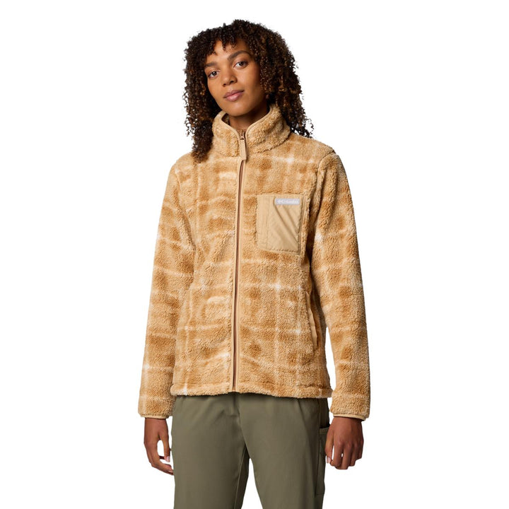 Columbia West Bend Print Full Zip Camel