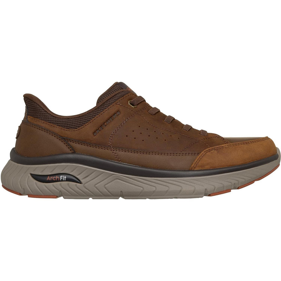ARCH FIT CROSSER FELIX Dark Brown Leather/Mesh