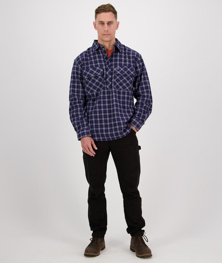 Swanndri Barn Shirt Grey