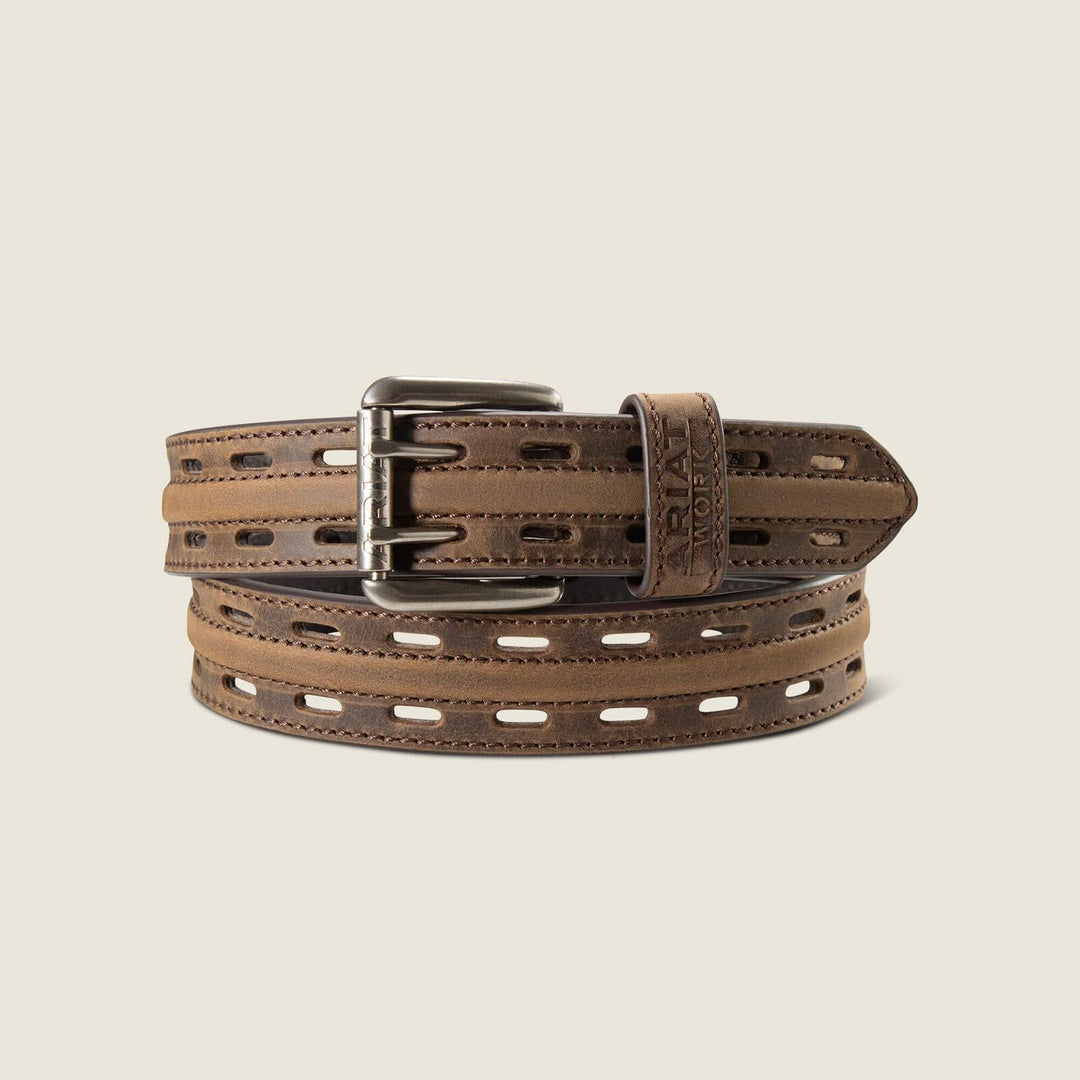 Ariat Mens Work Double Prong Belt Dk