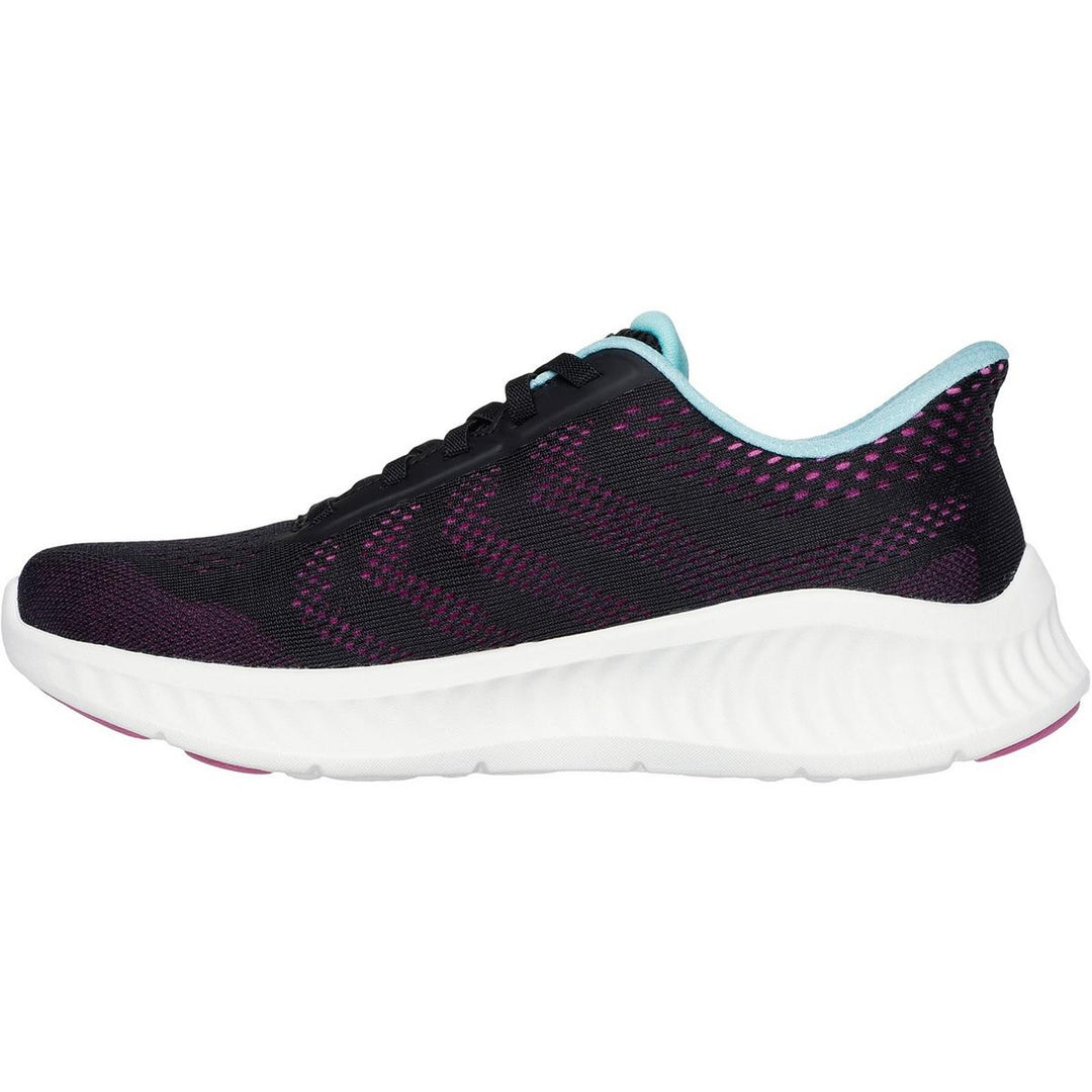 Skechers Go Walk Now Khloe Trainers Black/Purple – view 4