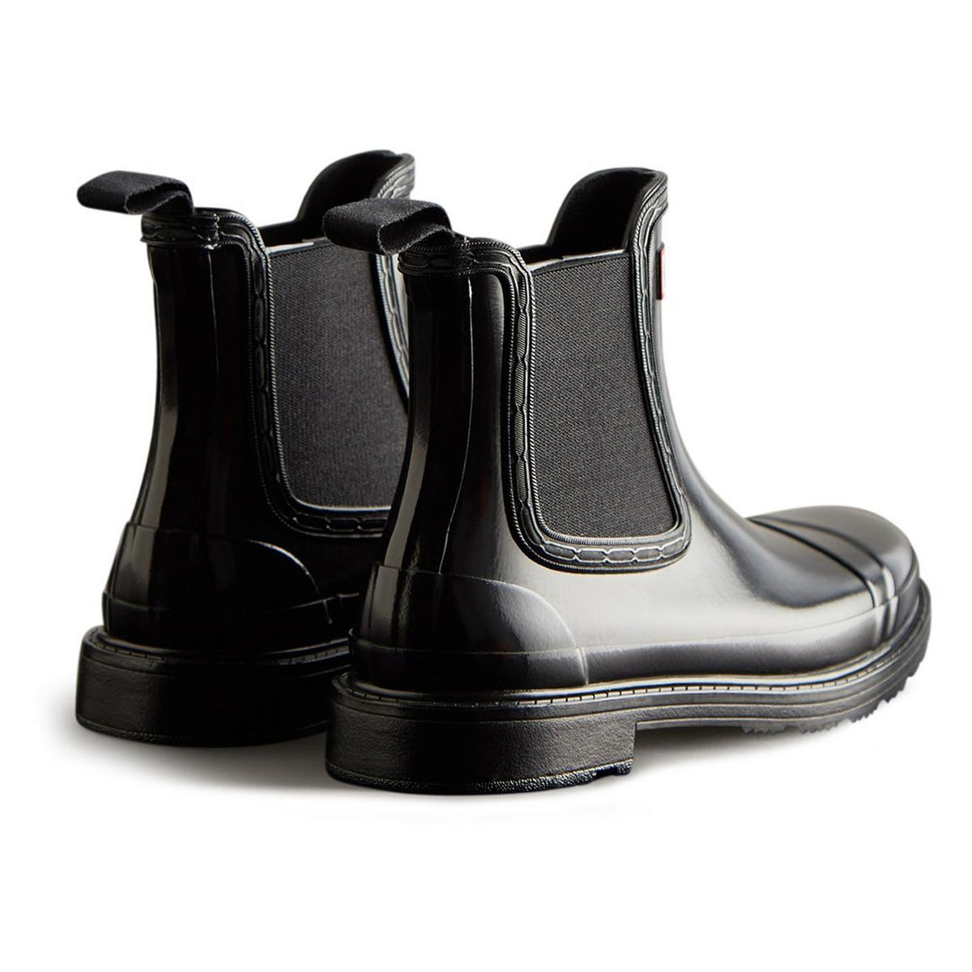 Hunter Commando Gloss Chelsea Boots