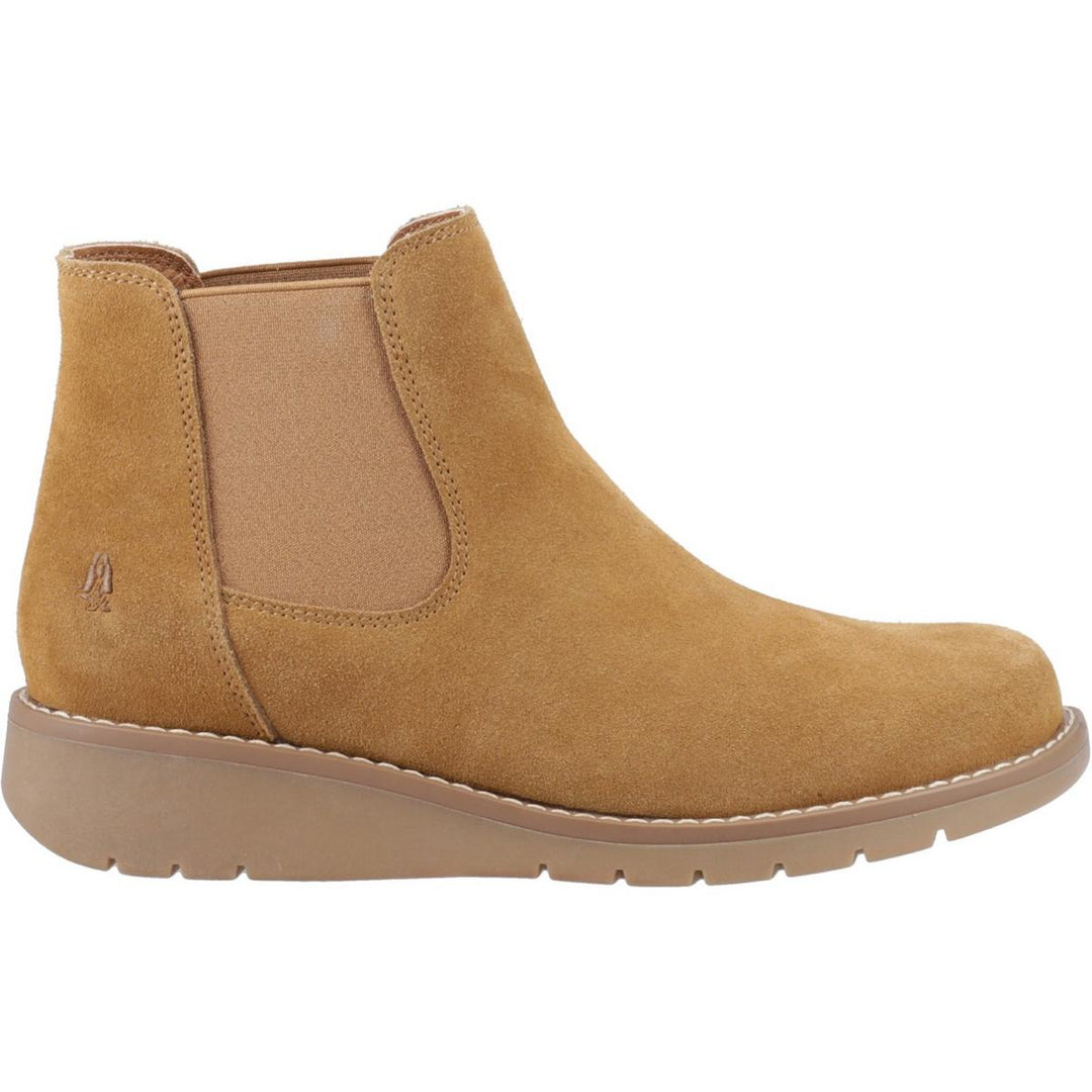 Hush Puppies Leonie Suede Boot Tan