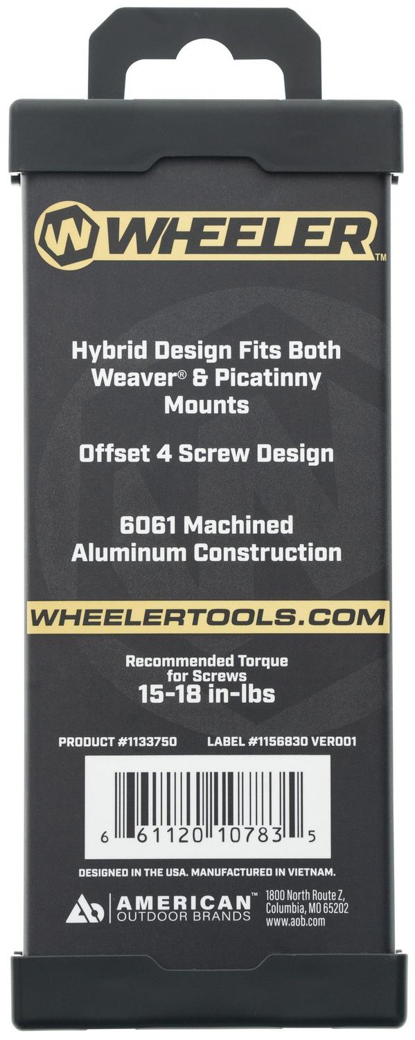 Wheeler Sporter Scope Rings 1 Inch High – view 2