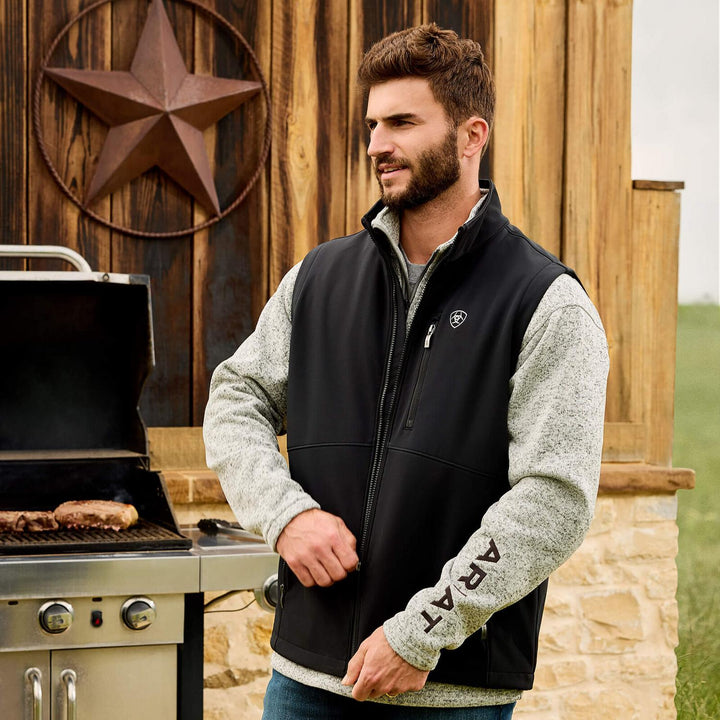 Ariat Mens Logo Softshell Vest – view 3