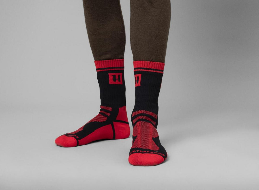 Harkila Härkila Waterproof sock Red/Black