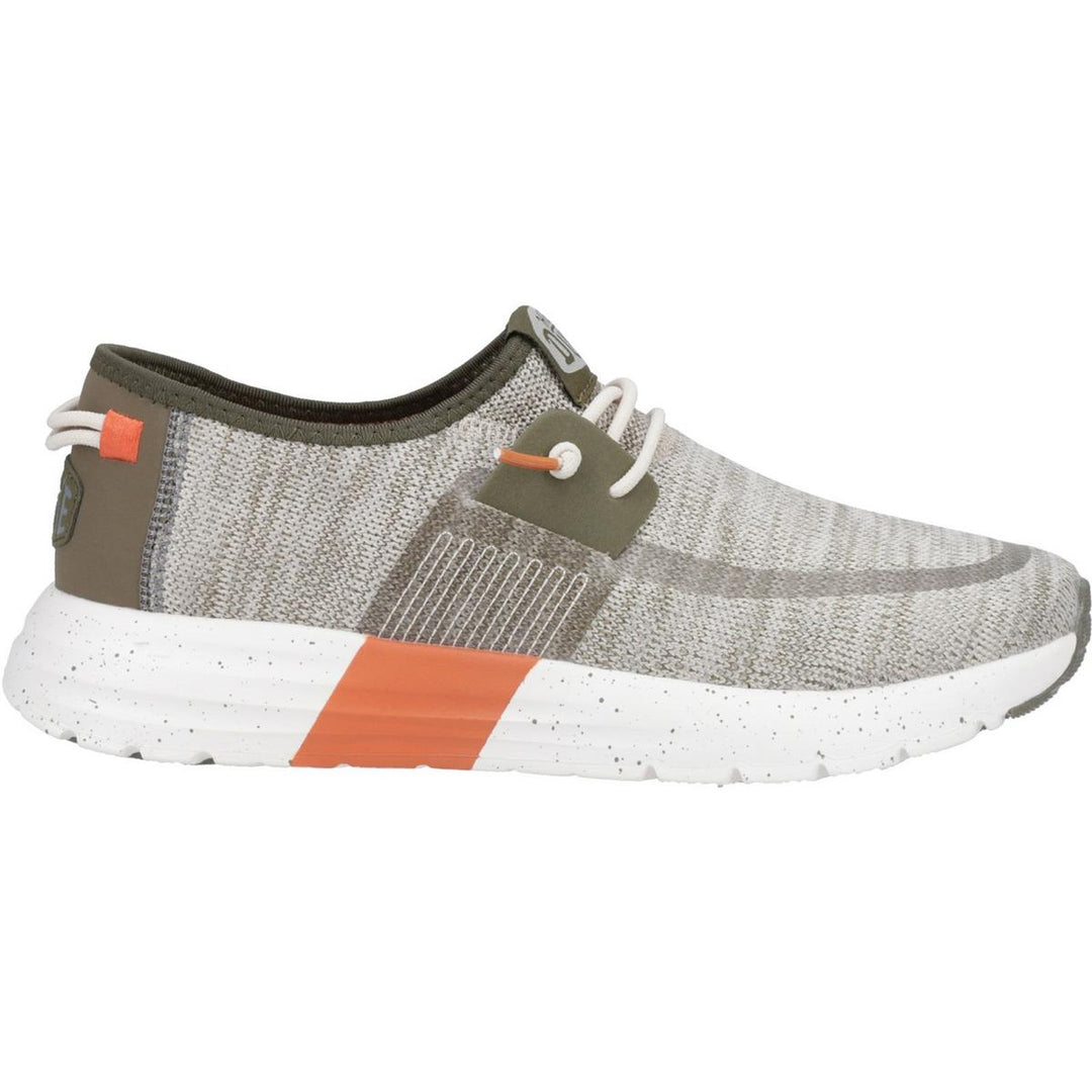 HEYDUDE Sirocco Sport Mode Trainer Green/Dusty Olive/Orange