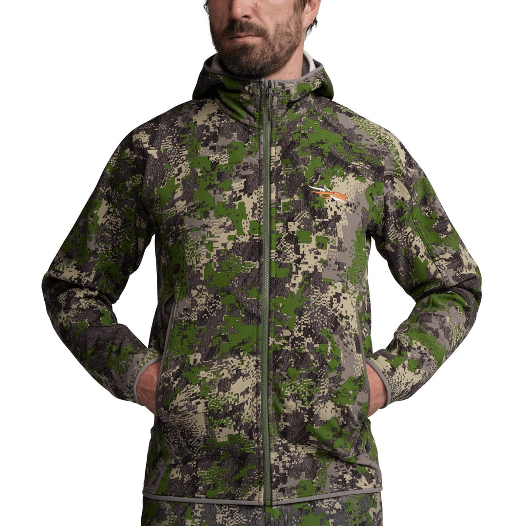 Sitka Alpha Fleece Hooded Jacket Optifade Cover
