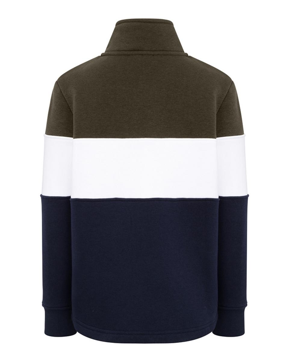 Hoggs of Fife Dumfries 1888 Junior 1/4 Zip Sweatshirt Forest – view 2