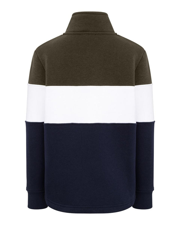 Hoggs of Fife Dumfries 1888 Junior 1/4 Zip Sweatshirt Forest – view 2