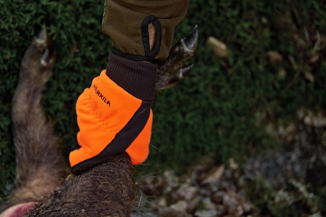 Harkila Wildboar Pro shooter Blaze WSP gloves Orange blaze/B