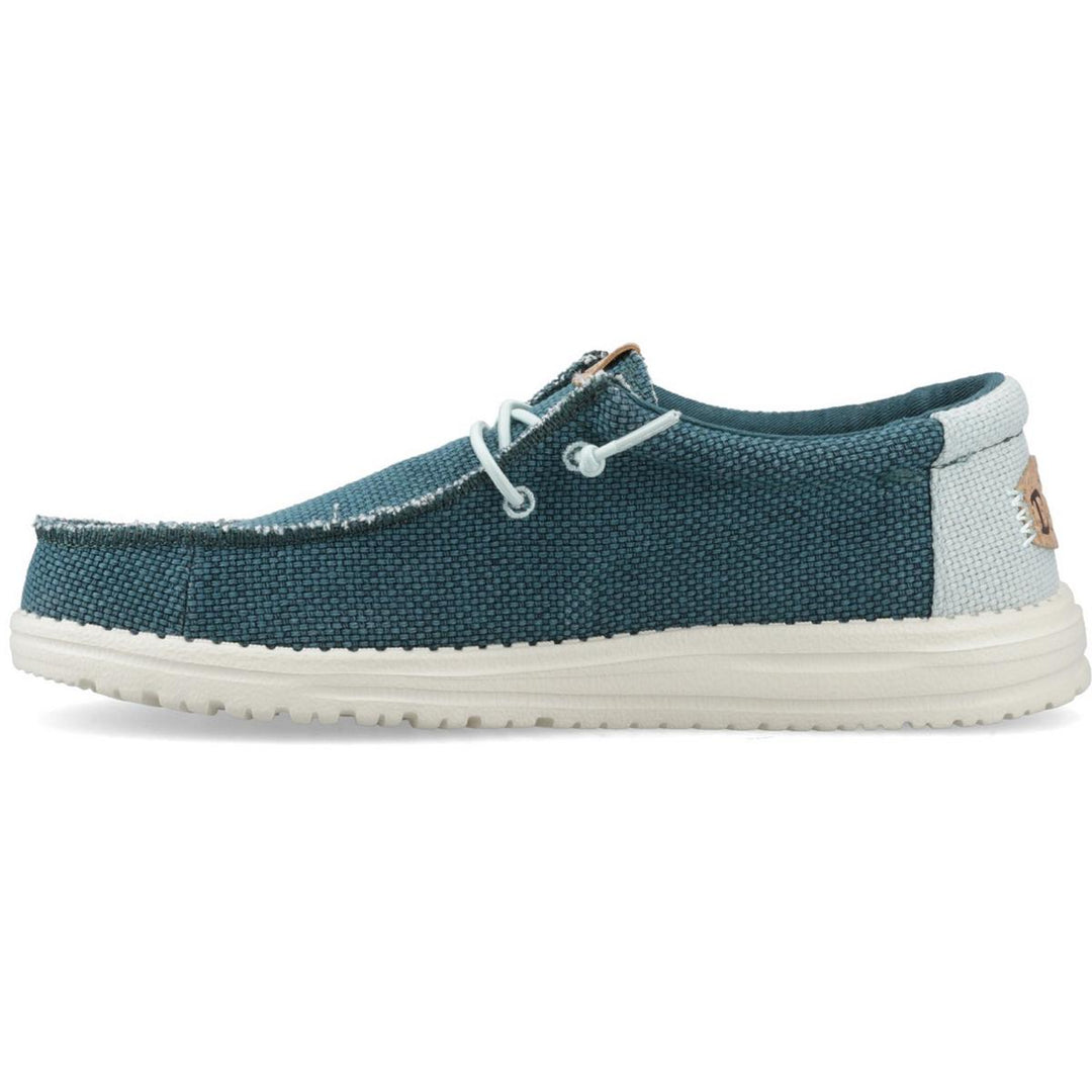 HEYDUDE Wally Braided Slip on Shoe Deep Green/Harbor