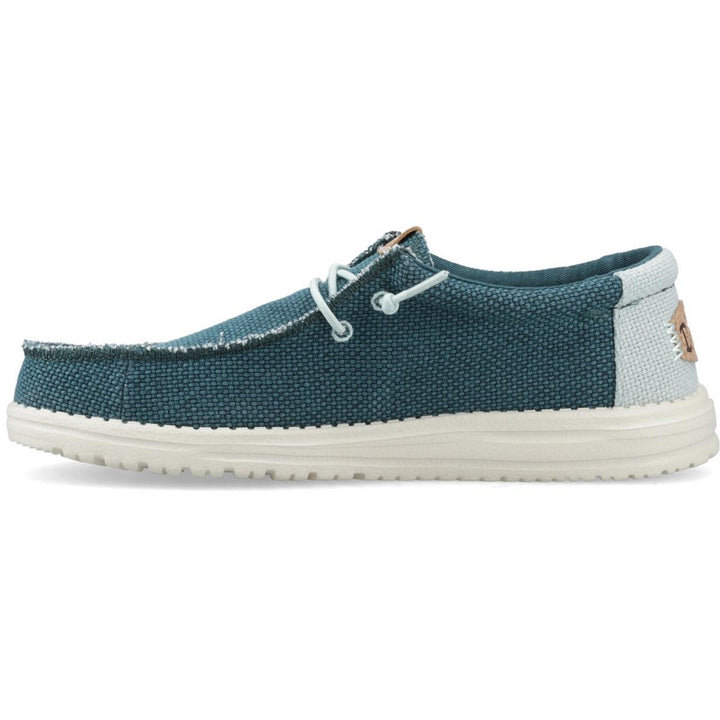 HEYDUDE Wally Braided Slip on Shoe Deep Green/Harbor
