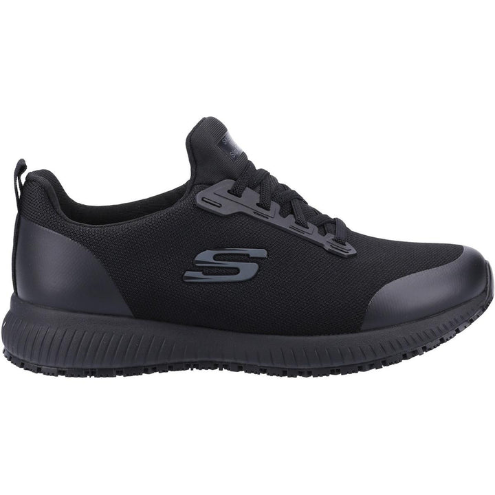 Skechers Workwear Squad Sr Wide Slip Resistant Occupational Shoe Black