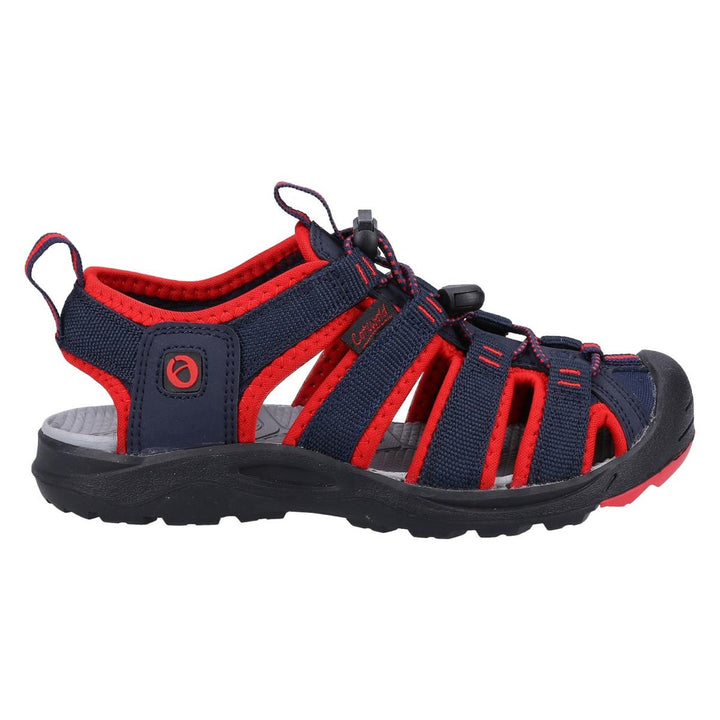 Marshfield Recycled Sandal Navy/Red