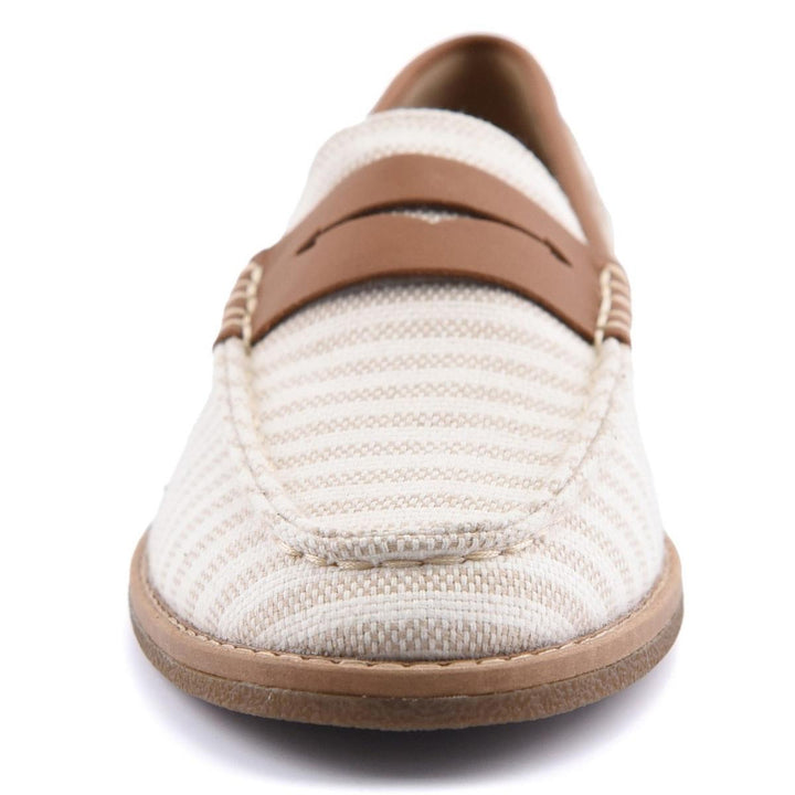 Sperry Port Driving Moccasin White/Tan