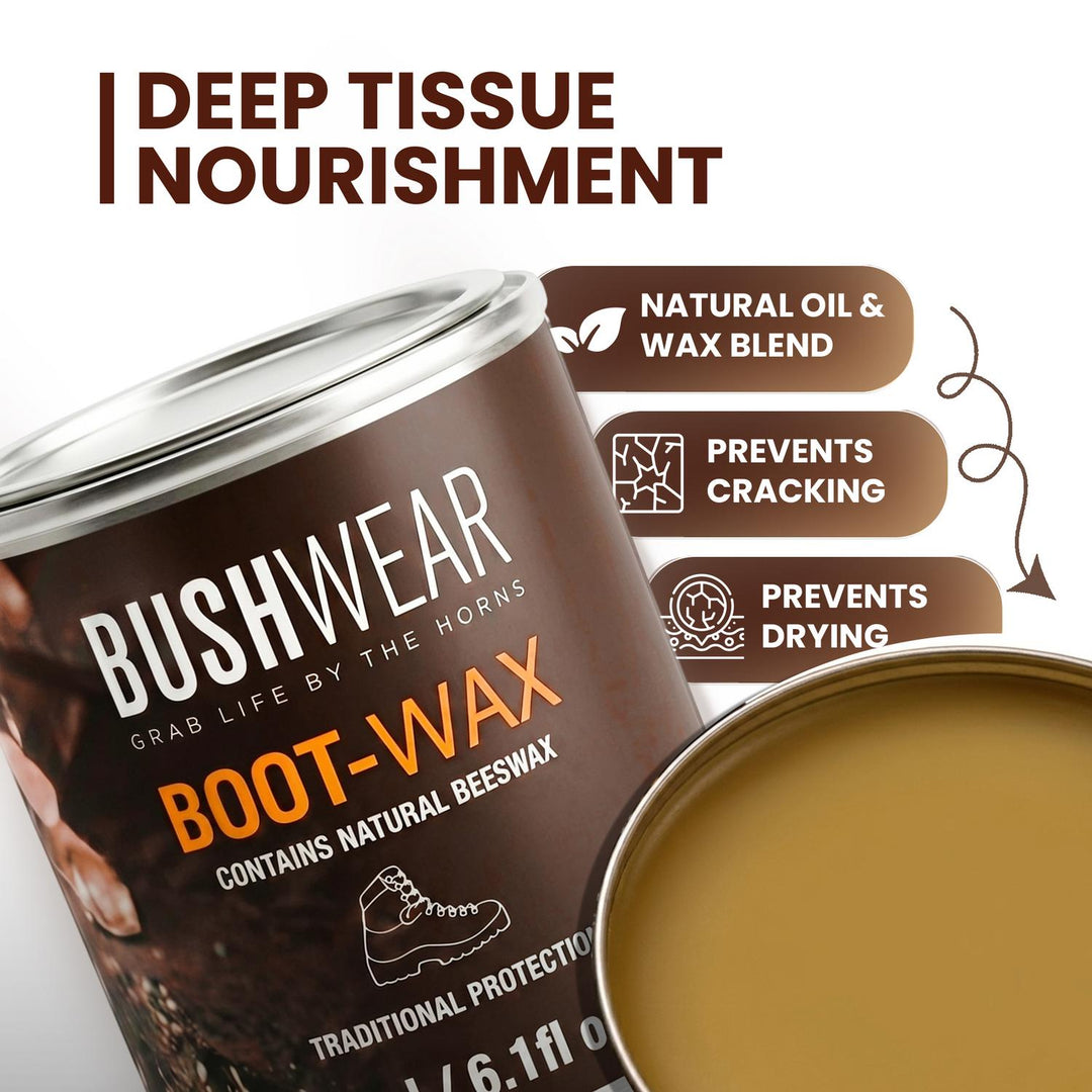 BushWear Superior Boot Wax 180ml Tub – view 3