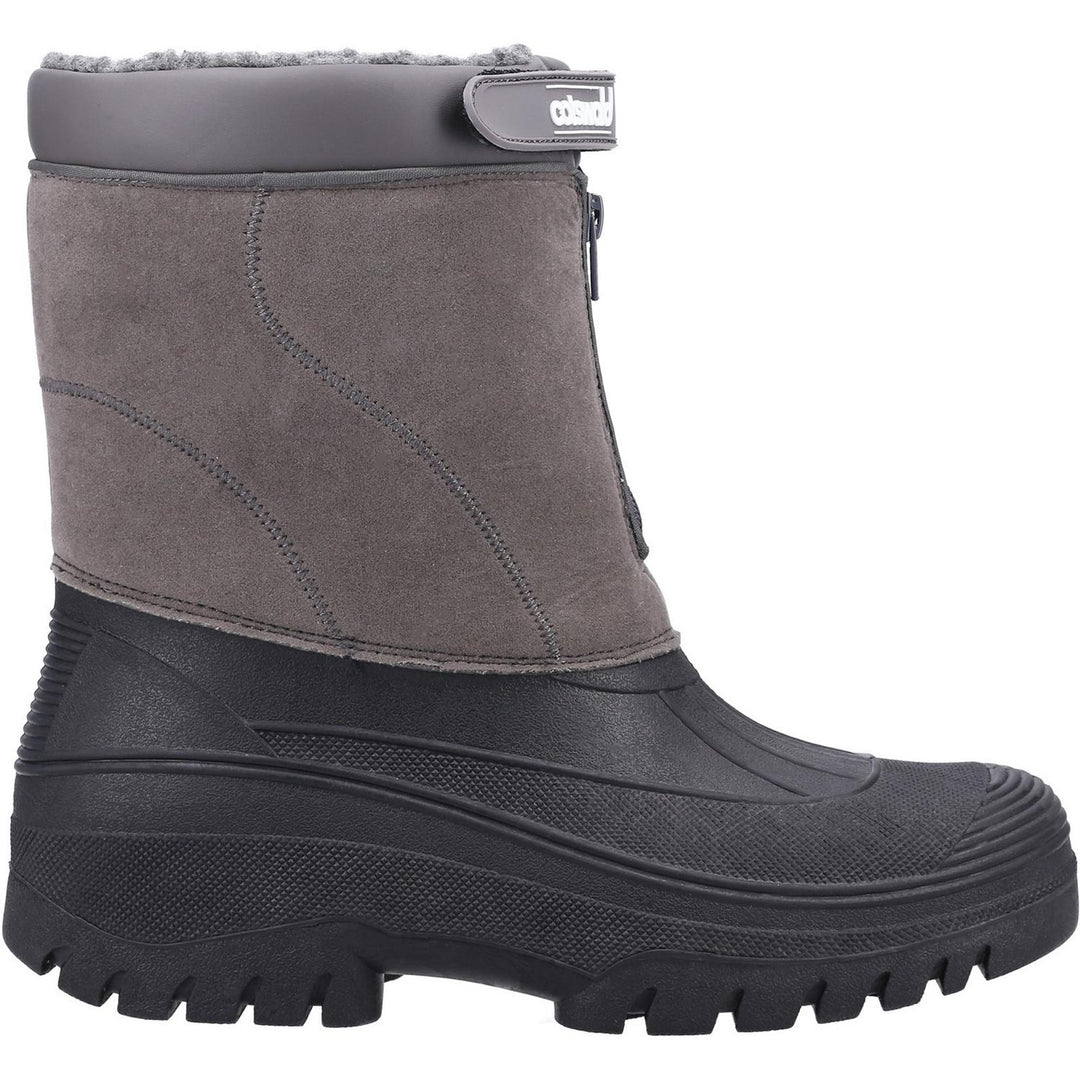 Cotswold Venture Waterproof Winter Boot Grey - rubber galosh, Hard wearing outsole providing excellent durability and traction – view 4