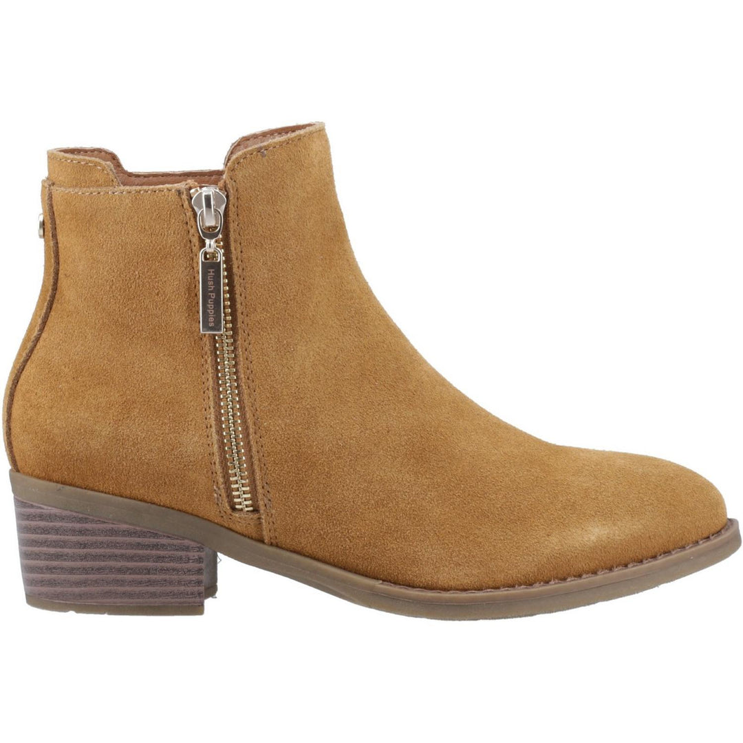Ingrid Zip Boot Tan