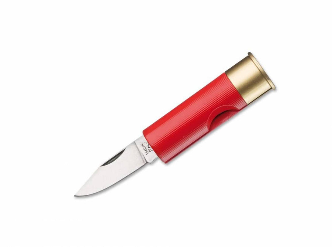 Antonini 12 Gauge Cartridge Red Slipjoint Pocket Knife