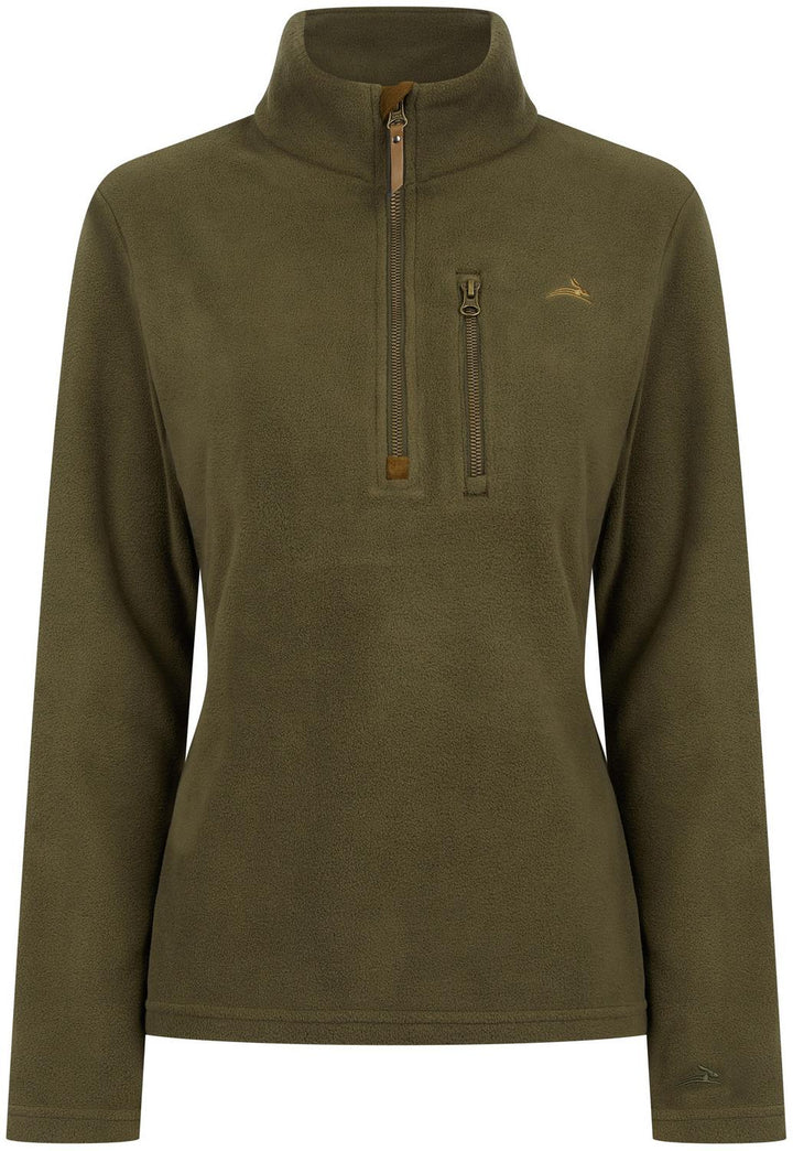 Harehill Ladies Varden Quarter Zip Fleece - Midweight Microfleece – view 4