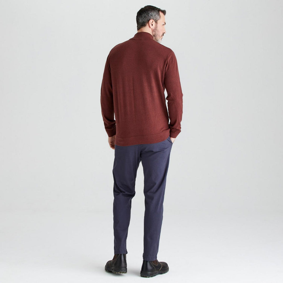 Ridgeline Mens Hartland 1/4 Zip Knit