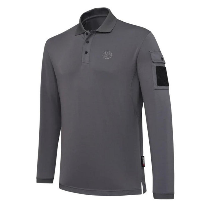 Beretta MILLER POLO LONG SLEEVES Smoked Pearl