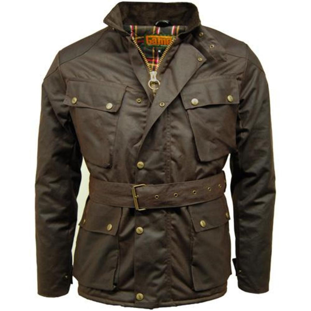Game Technical Apparel Speedway Quilted Wax Biker Jacket