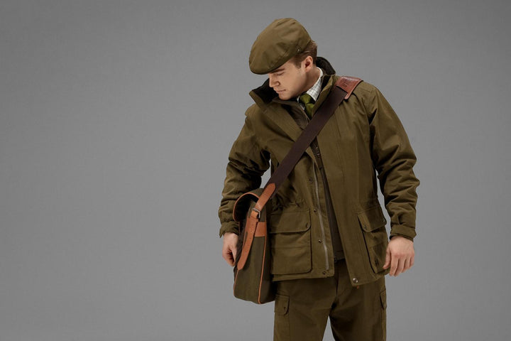 Härkila Retrieve Canvas & Leather Game Bag Warm Olive – view 5