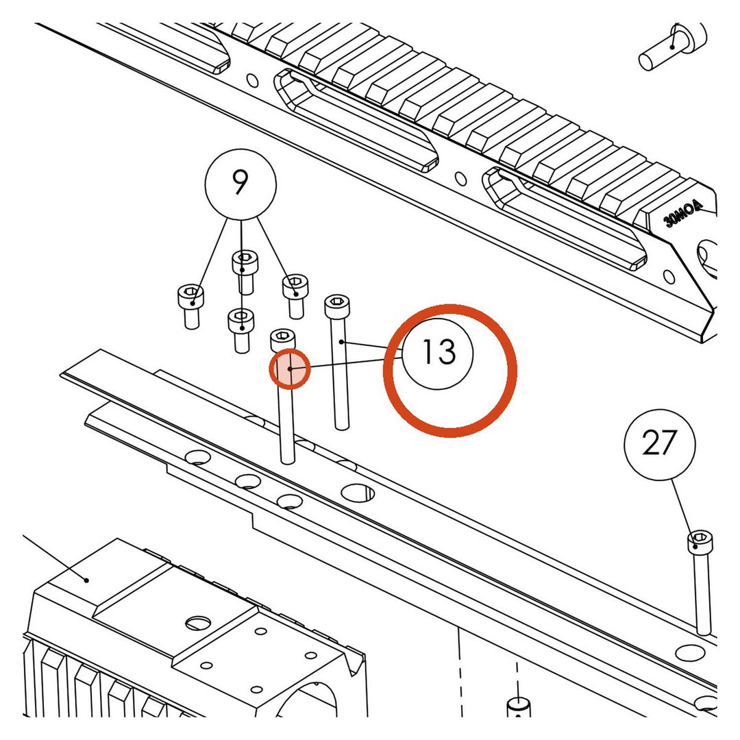 FX Socket Head Cap Screw M3x30 11506
