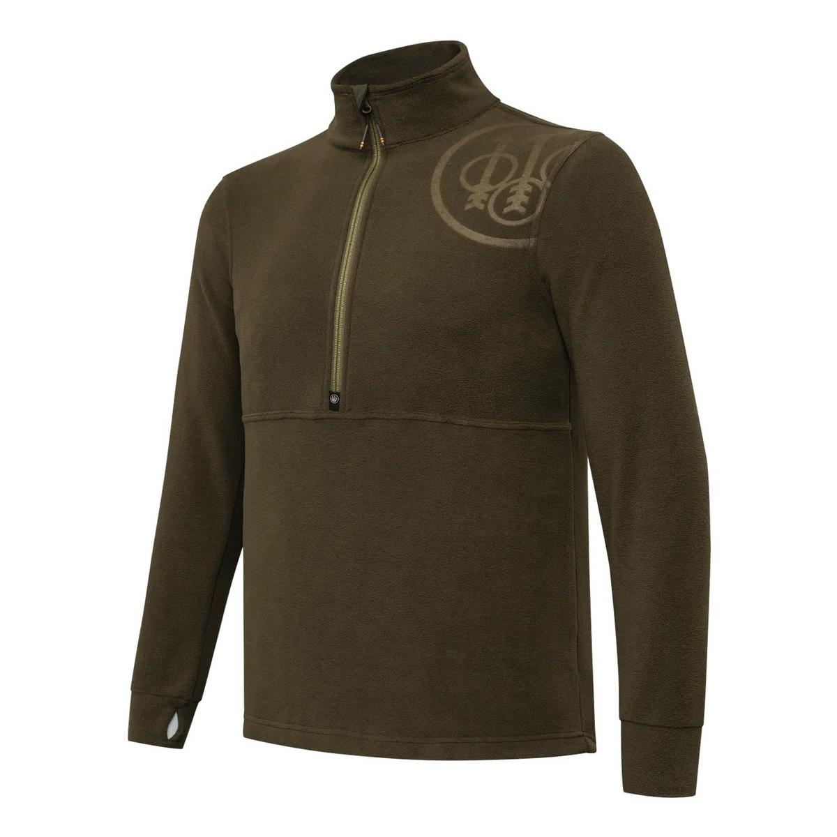 HP Logo Half Zip Green Moss – BushWear
