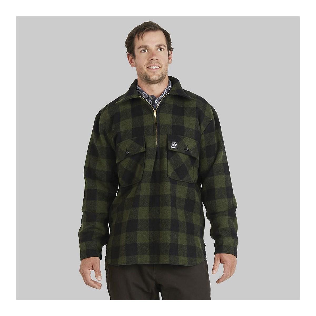 Swanndri Ranger Bush Shirt Olive/Black Check – BushWear