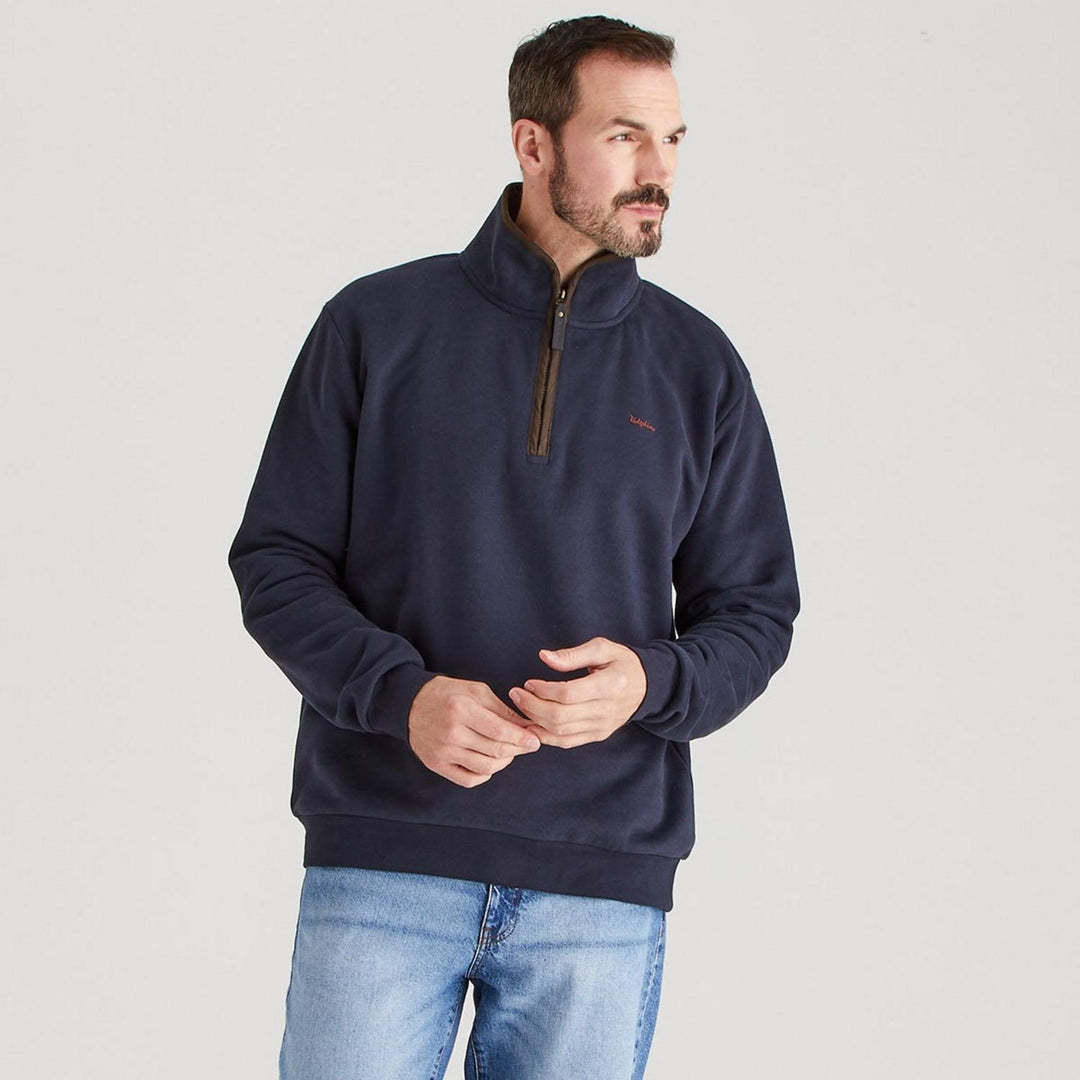 Ridgeline Mens Brancaster Quarter Zip Top – view 13
