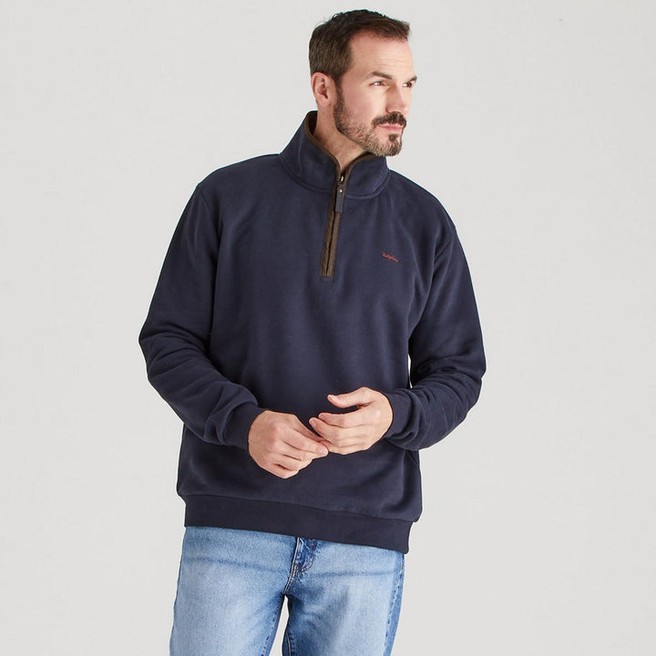 Ridgeline Mens Brancaster Quarter Zip Top – view 13