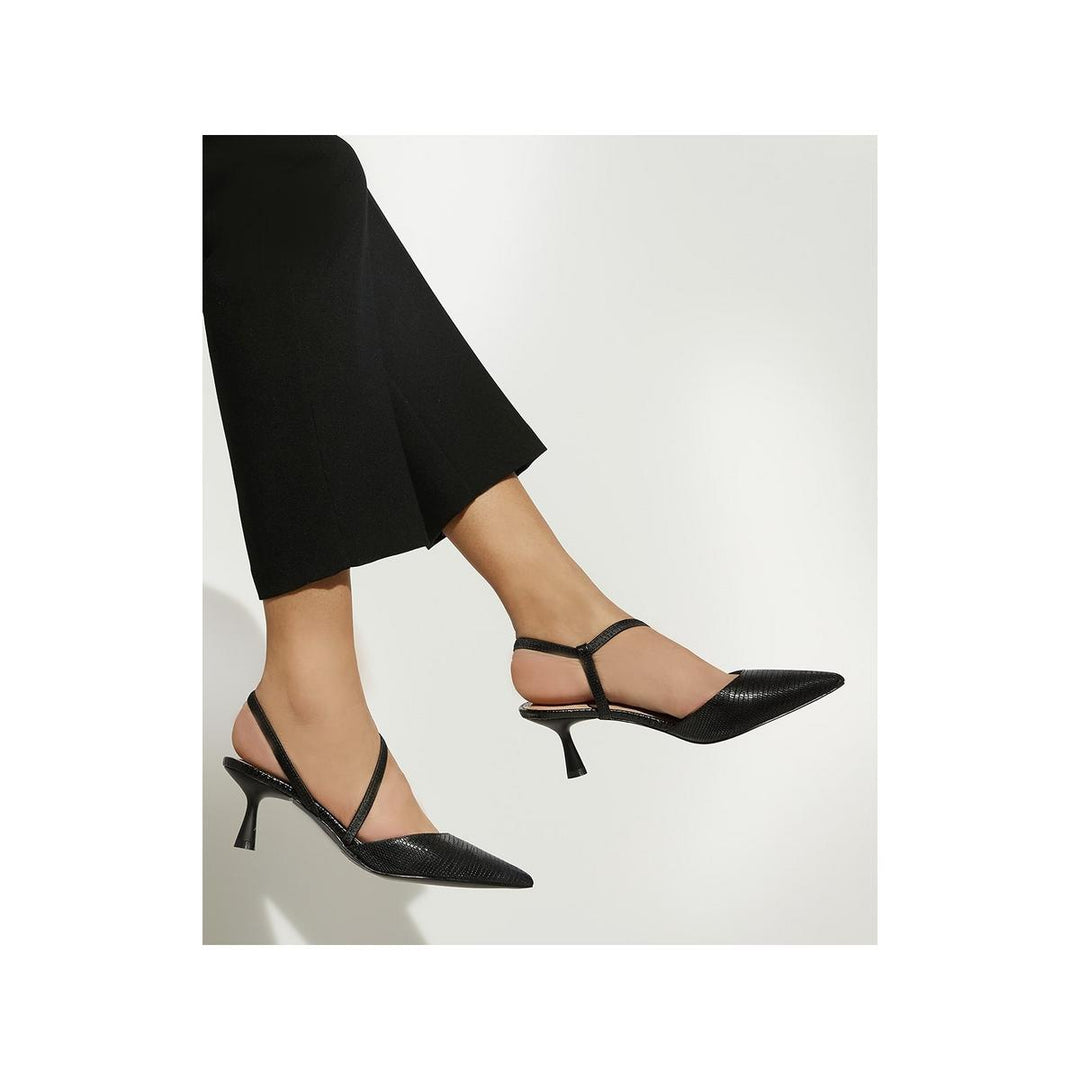 Dune Citrus Court Shoe Black