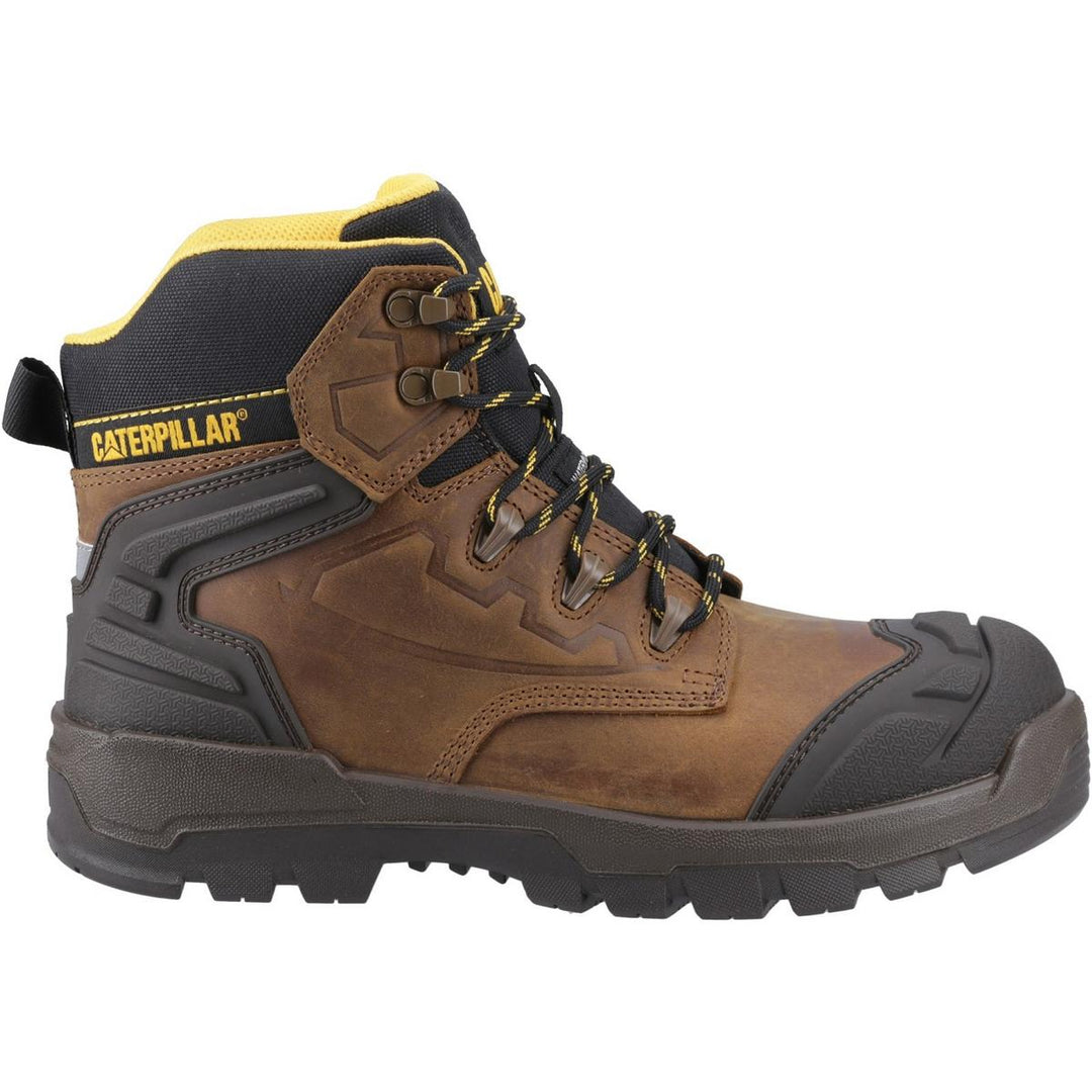 Caterpillar STRIVER XL 6" Safety Boot Dark Beige/Black/Yellow