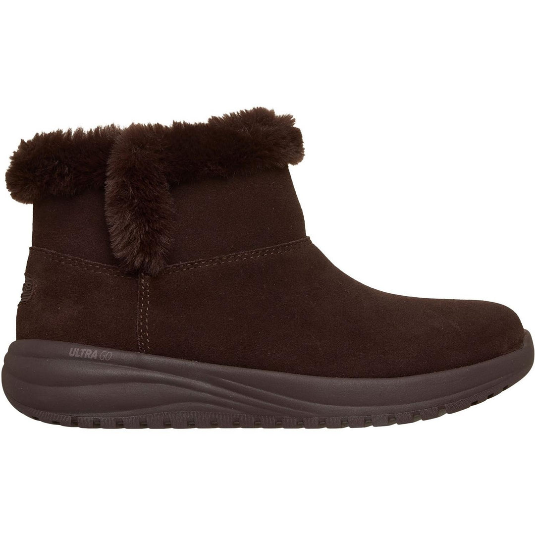 ON-THE-GO STELLAR COZY STEP Dark Brown Suede