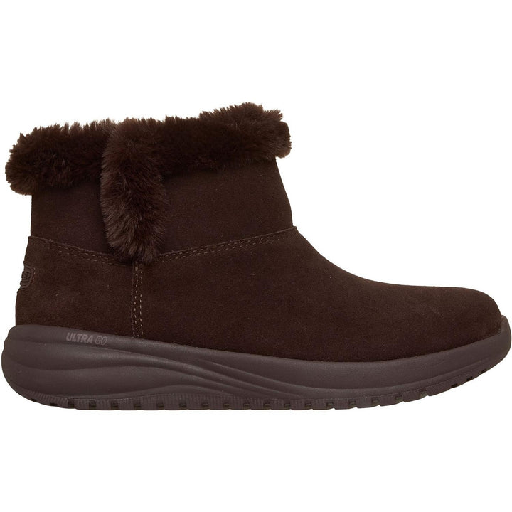 ON-THE-GO STELLAR COZY STEP Dark Brown Suede