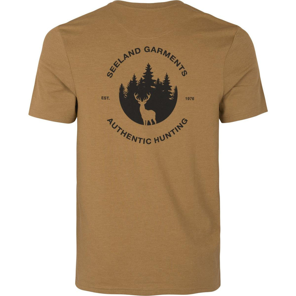 Seeland Saker T-shirt Antique Bronze Melange – view 2