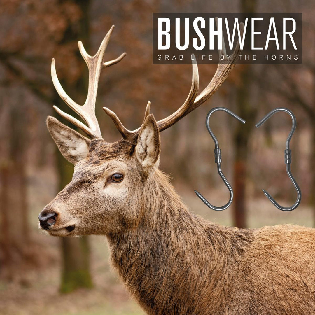 BushWear 10mm Stainless Swivel S Hook