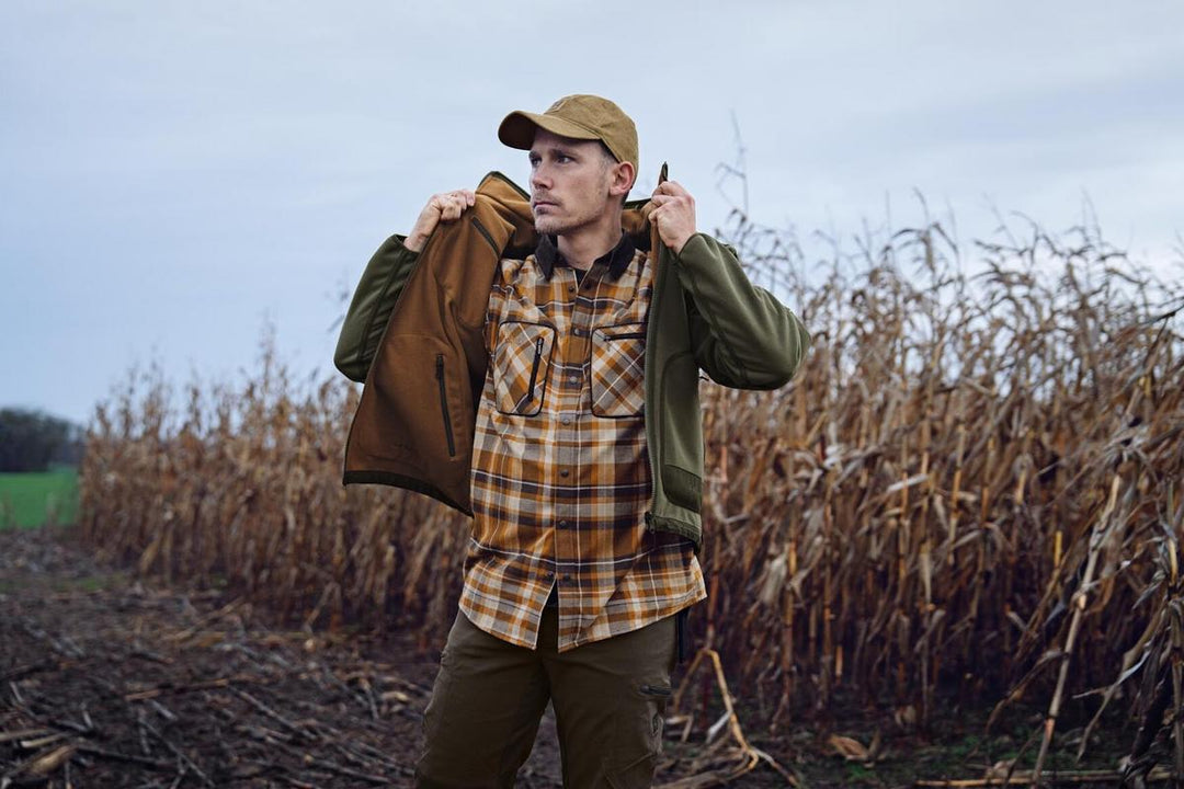 Harkila Pajala shirt Cornstalk check