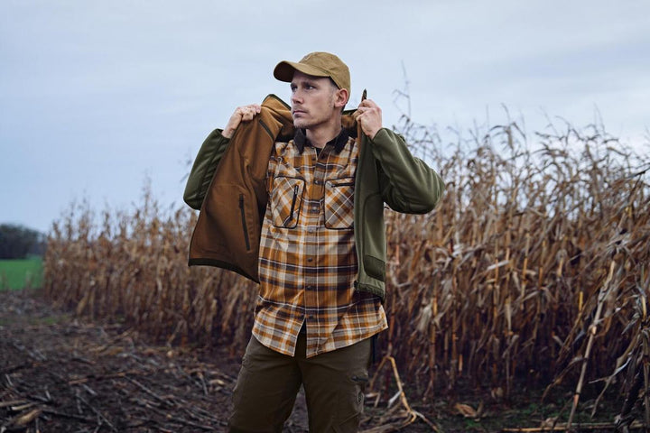 Harkila Pajala shirt Cornstalk check