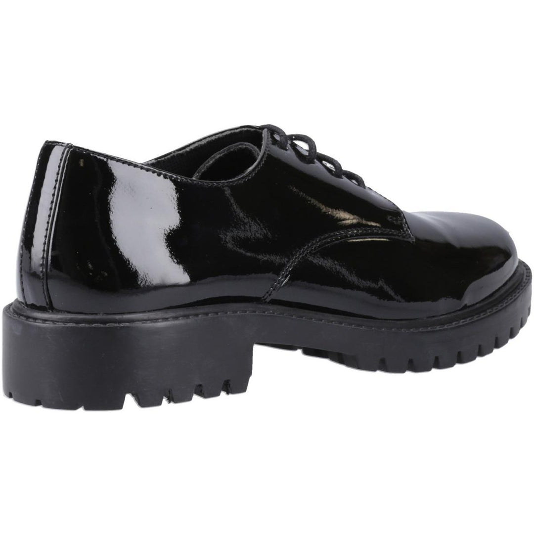 Hush Puppies Aubrey Lace Up Patent Jnr – view 2
