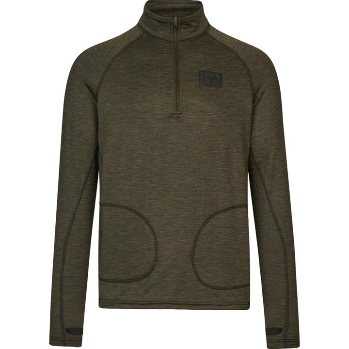 Seeland Peak Half Zip Pine green melange