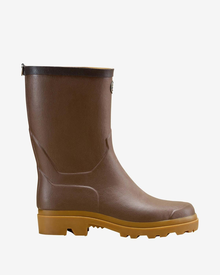 Le Chameau Zermatt Leather Lined Short Wellington Boot